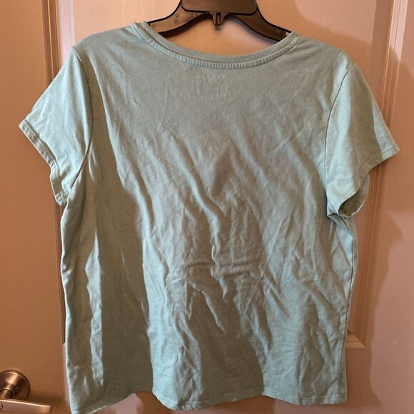 Women’s Green Not A Hugger Cactus Short Sleeve T-Shirt Large - Picture 6 of 6